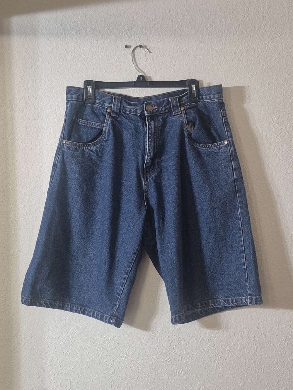 burnside Dark Blue Denim Jean Shorts